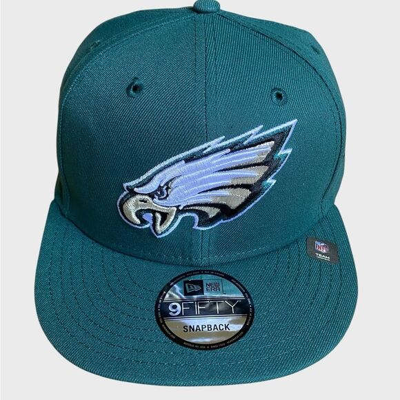 NEW Philadelphia Eagles New Era Super Bowl Champions Hat 9FIFTY Snapback Green - Picture 6 of 13